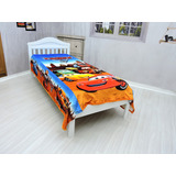 Manta Cobertor Ultra Soft Carros Mcqueen Cama De Solteiro Cor Colorido