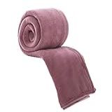 Manta Corttex Microfibra Rosa Antigo- Tamanho Casal- Tecido