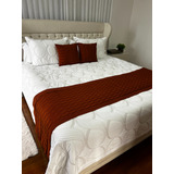 Manta De Lã Peseira Tricot Cama Casal Sala Sofá 180x60cm