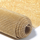 Manta De Strass Alto Brilho Termocolante 45cm X 1 20 Metros