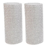 Manta De Strass Termocolante Prata Kit 2un 5x45cd