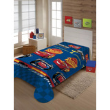 Manta disney Carros Piston Cup Relâmpago Mcqueen Jolitex