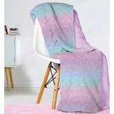 Manta Fleece Solteiro Kids Glam Dupla Face 1 60x2 40 Lepper