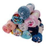 Manta Infantil Soft Bebê Menina Ou Menino Estampada 1 Peças