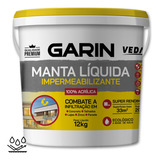 Manta Líquida Emborrachada Impermeabilizante 12kg Garin Cor Branco