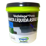 Manta Líquida Preta Vedalage 3 6lt Impermeabilizante Viapol