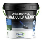Manta Líquida Preta Vedalage Viapol 3 6lt Impermeabilizante