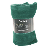 Manta Microfibra King Corttex Home Design Antialérgico Cor Verde
