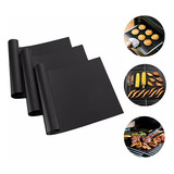 Manta Para Churrasqueira Antiaderente Teflon Esteira 3x Pcs