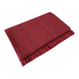 Manta Para Sofá Gigante Cama Coberto Colcha De Cama Cor Vinho Lisa Modelo 40
