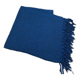 Manta Para Sofá Gigante Decorativa Protetora 2 40x1 80 Cor Azul marinho