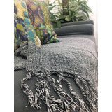 Manta Para Sofá Tamanho Super Gigante 2,20x2,90 - Imbátivel! Cor Preto Mesclado