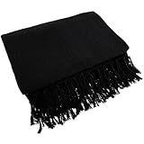 Manta Para Sofá Tipo Manta Capa De Sofá 2 40 X 1 80 Cor Preto