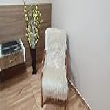 Manta Pelego Pelo Alto Sofás Cadeiras Youtubers 1 60x1 00m Cor Areia Bege