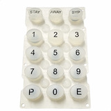 Manta Silicone 15 Teclas Teclado De Senha Tk 200 Telefone