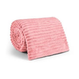 Manta Soft Canelada Para Cama Solteiro Cobertor Dia A Dia
