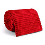 Manta Soft Canelada Para Cama Solteiro Cobertor Dia A Dia