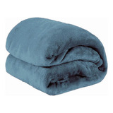 Manta Soft Cobertor Microfibra Casal Anti Alérgica Quentinha Cor Azul claro