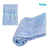 Manta Soft De Bebê Infantil Cobertor Anti alérgico 100x75cm Cor Azul