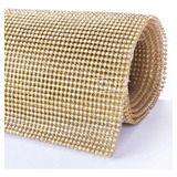 Manta Strass Rolo Dourado 120x45 Promoção Menor Preço 