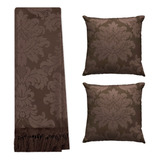 Manta Xale Jacquard 1 40 X 1 80 2 Capas Almofadas