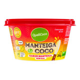 Manteiga De Coco Sem Sal Sabor Manteiga Qualicoco Pote 200g