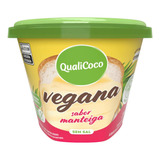 Manteiga De Coco Vegan Sem Sal Sabor Manteiga 200g Qualicoco