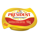 Manteiga Extra Sem Sal Président Gastronomique Pote 10g