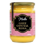 Manteiga Ghee Clarificada Sem Lactose Sal Rosa 500g Madhu
