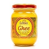 Manteiga Ghee Com Sal Rosa Do Himalaya Lotus 200g Ayurveda Manteiga Indiana Zero Lactose