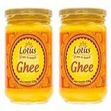 Manteiga Ghee Lotus   Kit Com 2 Ghees De 500g Cada   Manteiga Zero Lactose