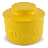 Manteigueira Ceramica Amarela 250g