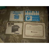 Manuais Órgão Eletrônico Minami Certificado 1985 Raros