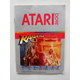 Manual / Revista Oficial Atari 2600 - Indiana Jones