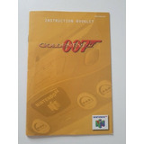 Manual 007 Goldeneye nintendo