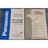 Manual Autorizada Videocassete Panasonic Nvsj415br Nvfj615br