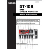 Manual Boss Gt 10b