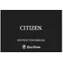 Manual Citizen Aqualand Eco-drive Bj2 Cal. B74x Original