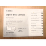 Manual Da Camera Sony