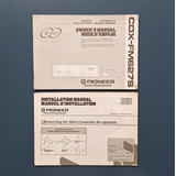 Manual Da Disqueteira Pioneer Cdx Fm627s Original