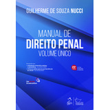 Manual De Direito Penal Volume Único De Guilherme De Souza Nucci Vol 1 Editorial Editora Forense Capa Mole Edição 20 Em Português 2024