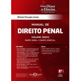 Manual De Direito Penal Volume Unico Parte Geral E Parte Especial 3 Edição 2024 Juspodivm