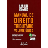 Manual De Direito Tributário Volume Único De Quintanilha Sant anna Vol 1 Editorial Editora Método Capa Mole Edição 4 Em Português 2024