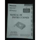 Manual De Instruções Fax Panasonic Modelo Kx ft37la