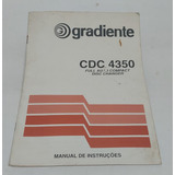 Manual De Instruções Gradiente Compact Disc Cdc4350