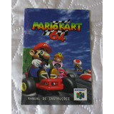 Manual De Instruções Mario Kart 64 Nintendo Original