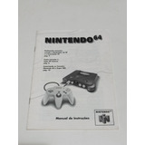 Manual De Instruções Original Gradiente Console Nintendo 64
