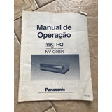 Manual De Instruções Panasonic Video Cassette Nv g9br T535