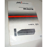 Manual De Instruções Videocassete Jvc