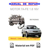 Manual De Reparo Motor 7a-fe 1.8 16v Corolla 
